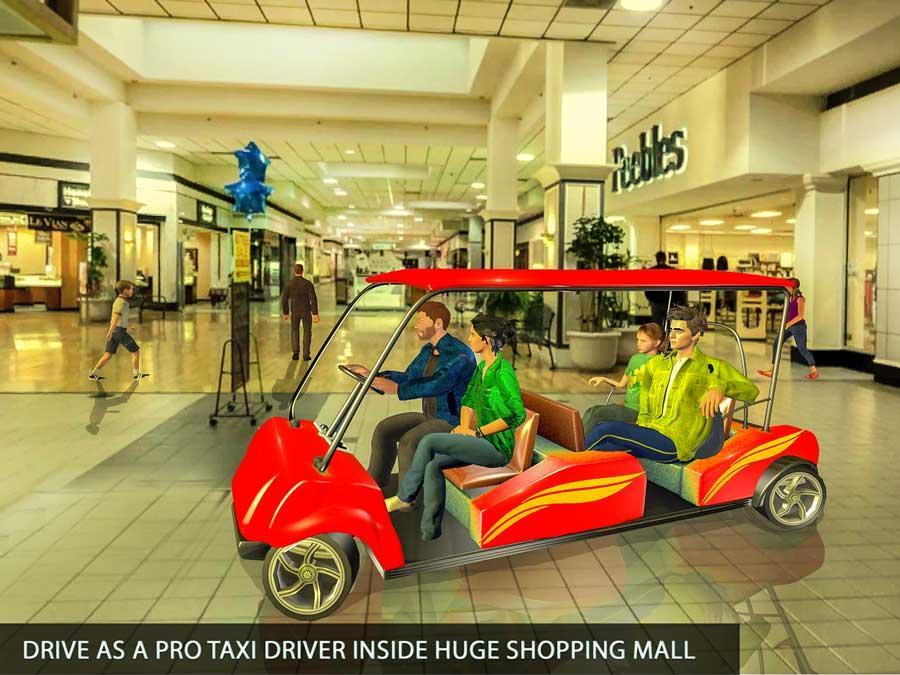 Shopping Mall Taxi Simulator : Taxi Driving Games Game Screenshot
