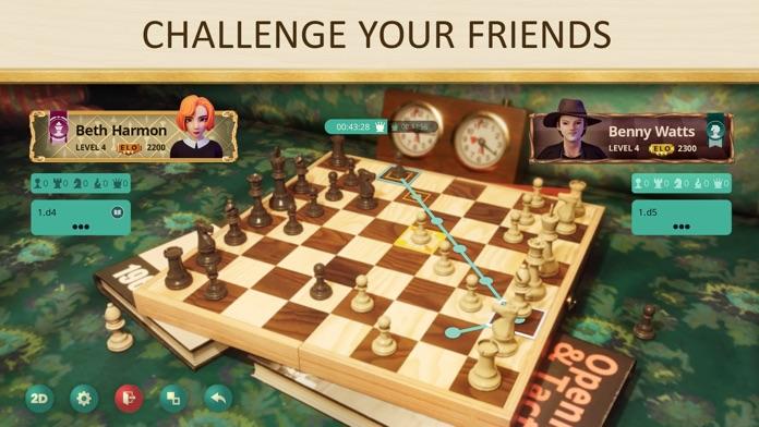 The Queen's Gambit Chess Game Screenshot