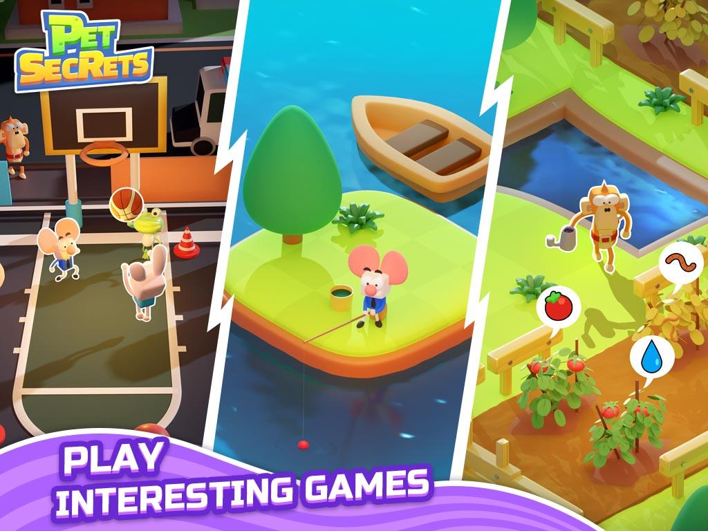 Pet Secrets:Idle Tycoon - Build Your Secret Base Game Screenshot