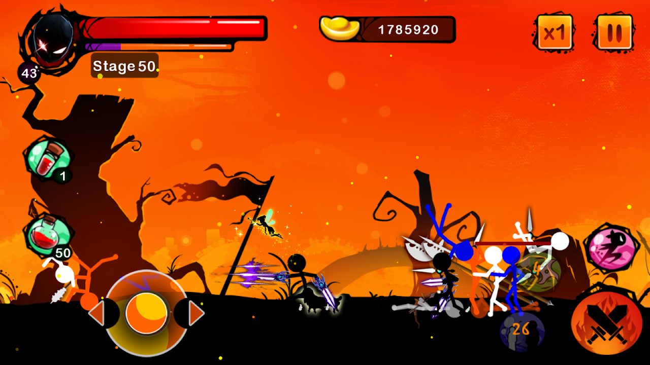 Stickman GO : Ghost Online War 遊戲截圖