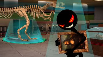 Stickman Museum Robbery Escape Game Screenshot