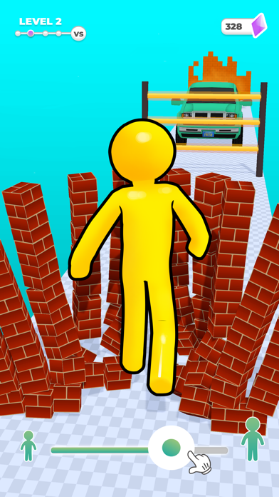 Scale Up Man Runner Games Game Screenshot