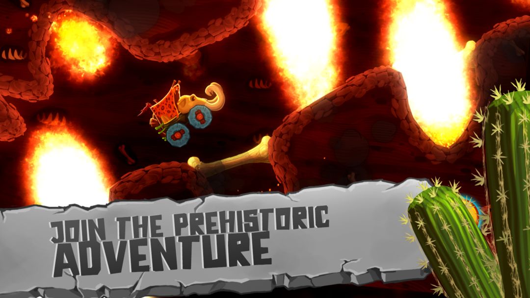 Prehistoric Run Racing ภาพหน้าจอเกม