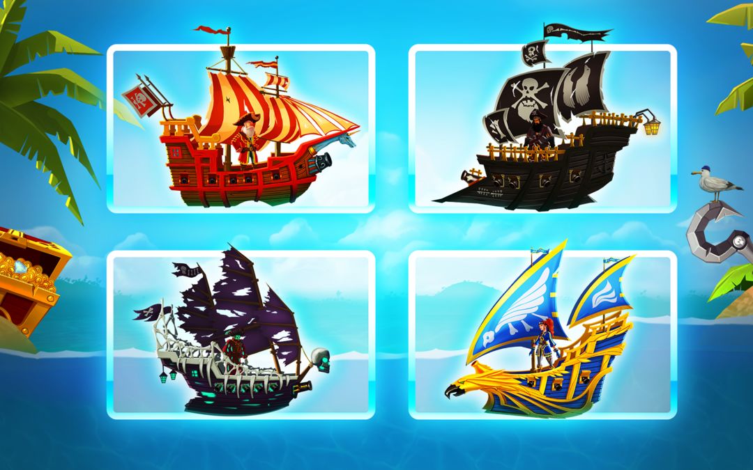 Pirate Ship Shooting Race screenshot game