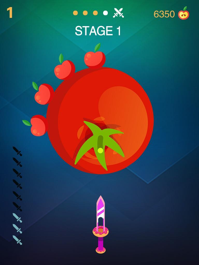 Скриншот игры Super Knife Hit