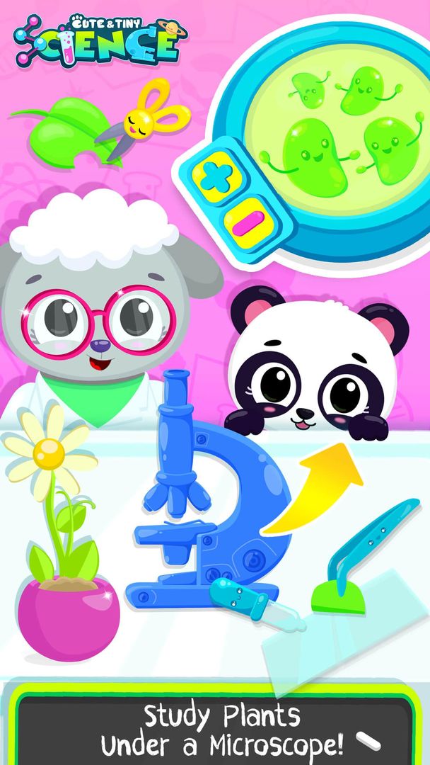 Screenshot of Cute & Tiny Science - Lab Adventures of Baby Pets