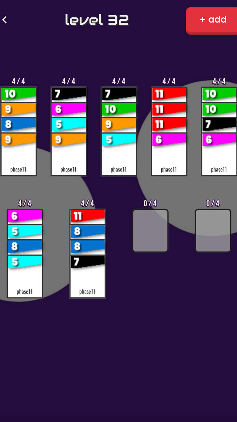 Phase 11: Card Sort, Strategy Game Screenshot