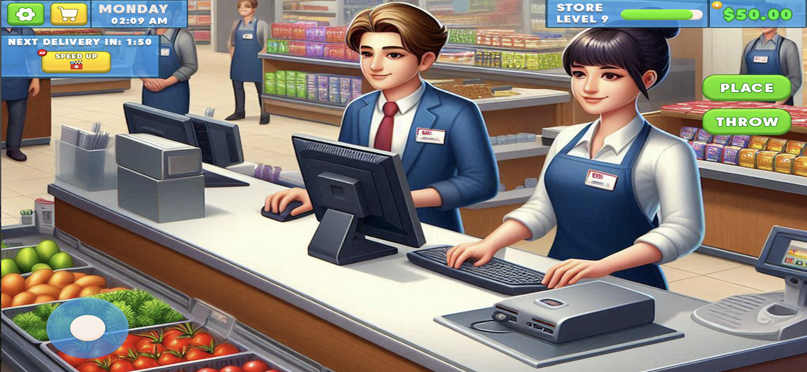 Cuplikan Layar Game Supermarket Simulator