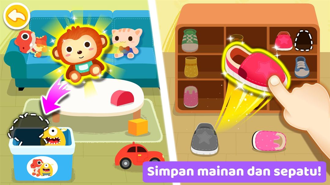 Hidup Bayi Panda: Bersih-bersih screenshot game