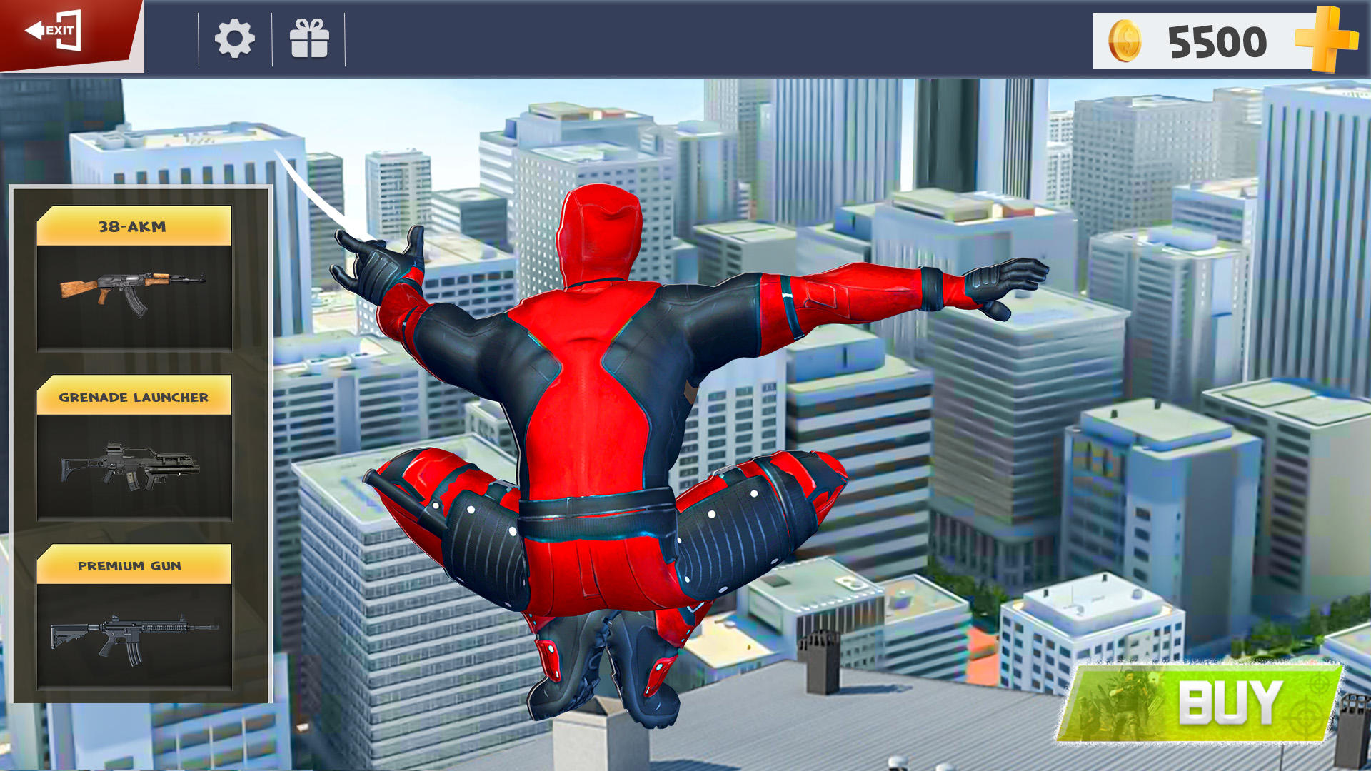 Screenshot of Spider Rope Hero Man Game