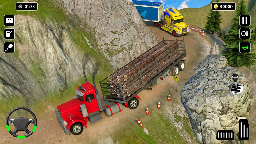 오프로드 화물 운송 트럭 게임 스크린 샷