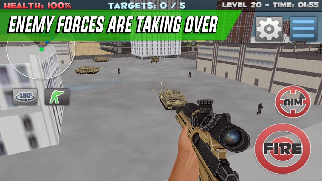 Screenshot of Sniper Shooter Assassin Siege