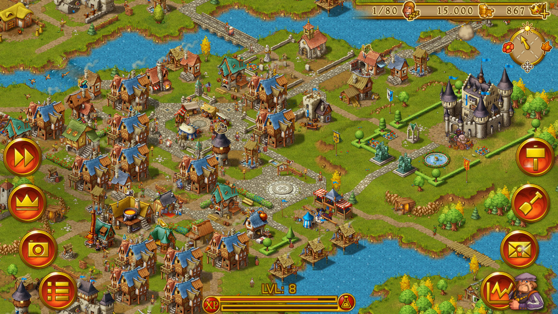 Ảnh chụp màn hình Townsmen - Medieval Strategy