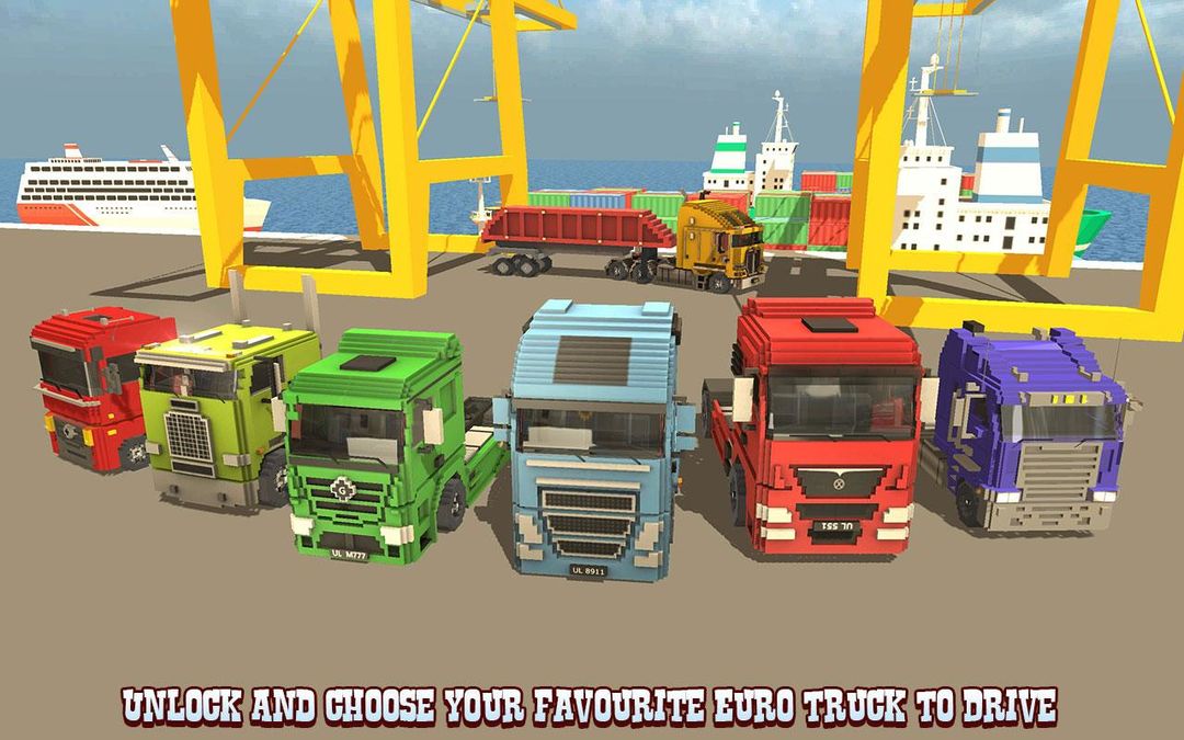 Screenshot of Euro Truck City Driver