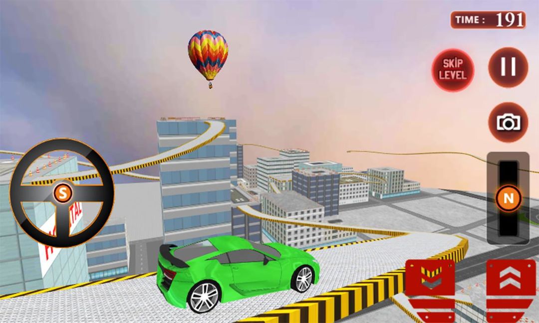 疯狂的司机屋顶运行3D 게임 스크린 샷