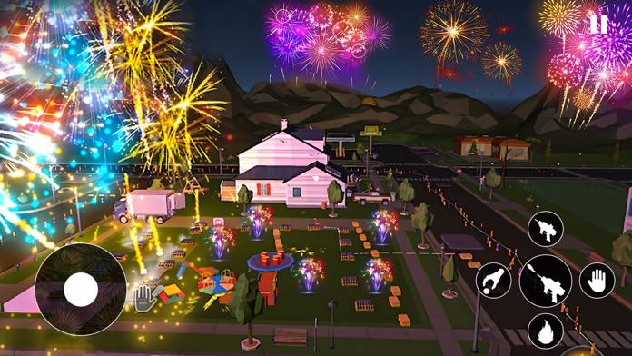 Fireworks Simulator Games 3D Game Screenshot