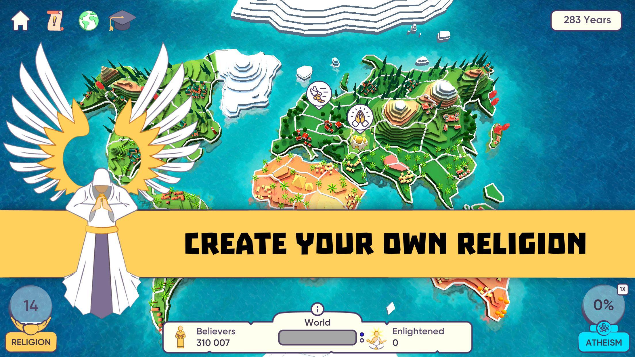 Religion Inc. God Simulator Game Screenshot
