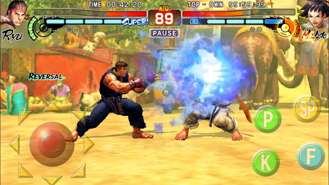 Street Fighter IV CE ภาพหน้าจอเกม