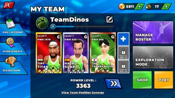 Basketball Slam MyTEAM Game Screenshot