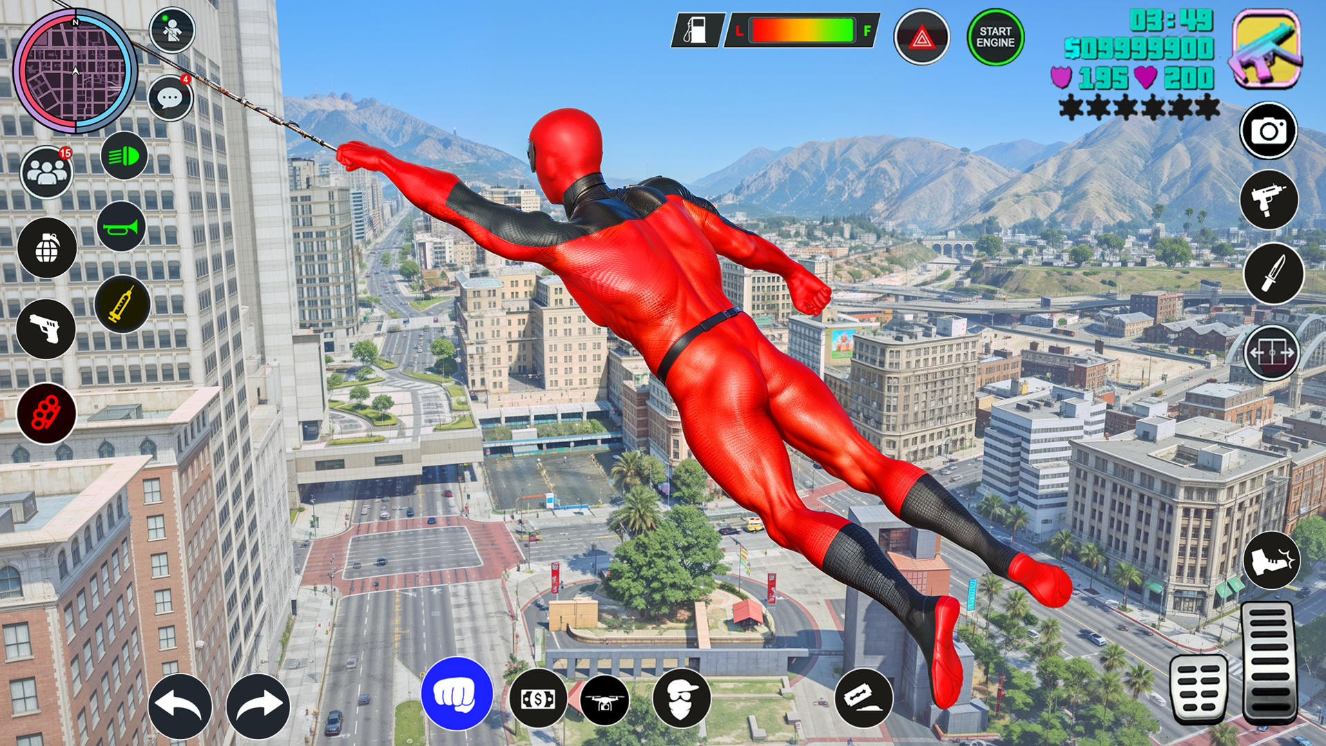 Superhero Game Crime War Clash Game Screenshot