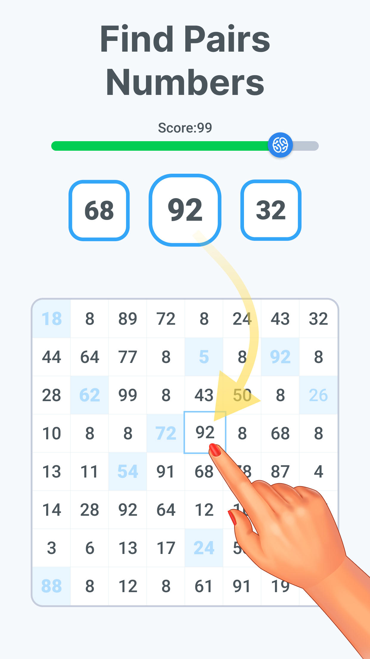 Find Numbers: Number Games Game Screenshot