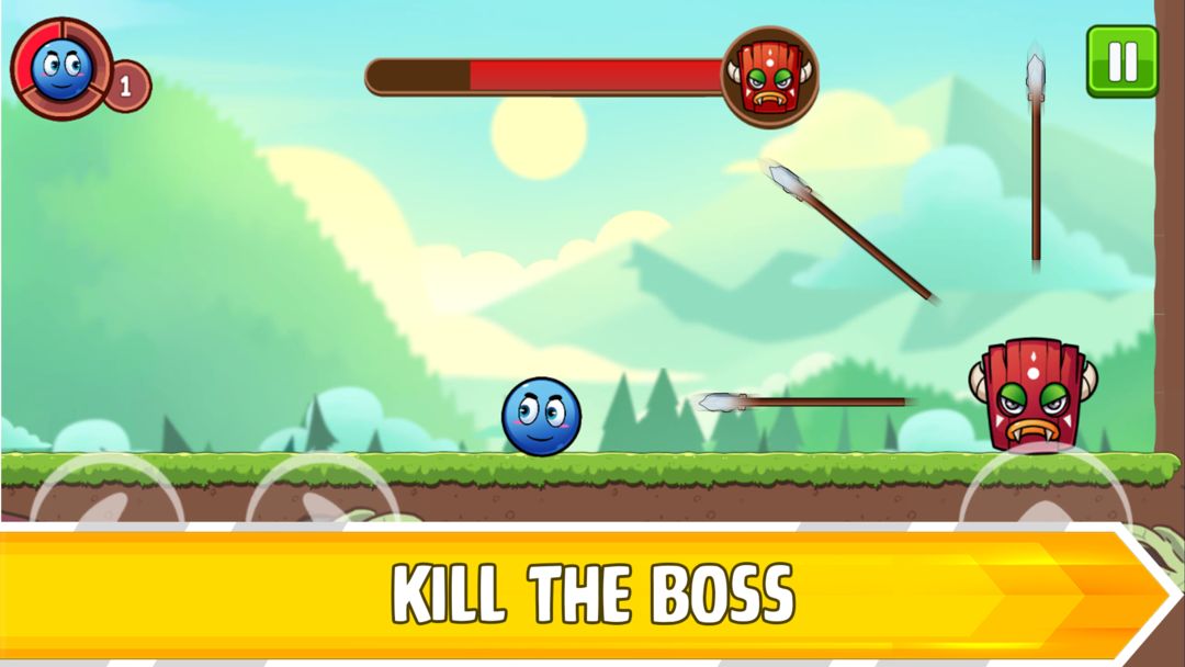 Screenshot of Red Ball - Roller Ball Adventure: Bounce Ball