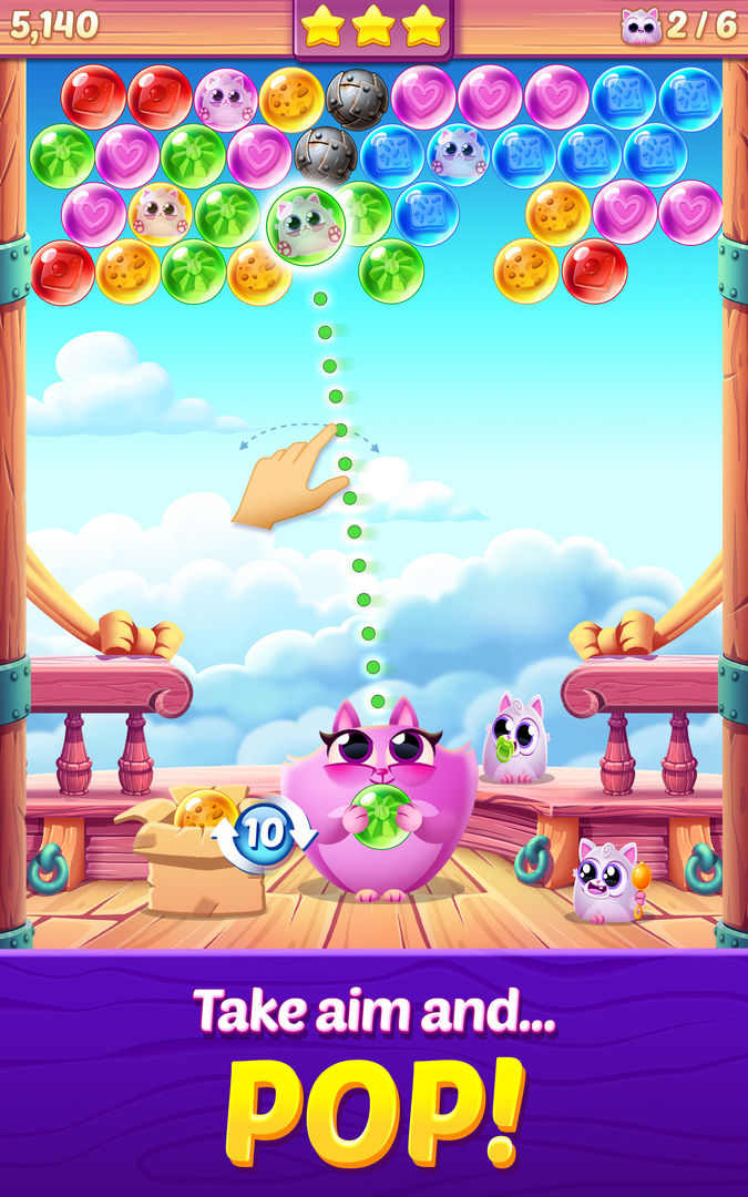 Screenshot of Cookie Cats Pop - Bubble Pop