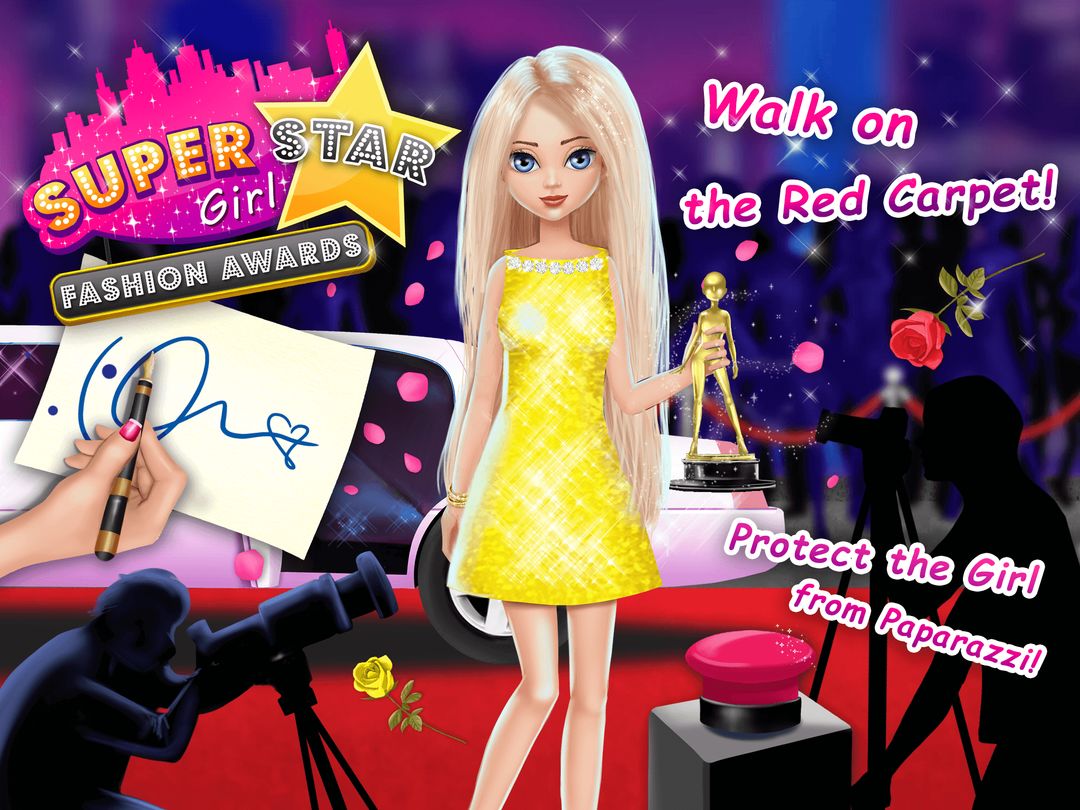 Superstar Girl Fashion Awards ภาพหน้าจอเกม