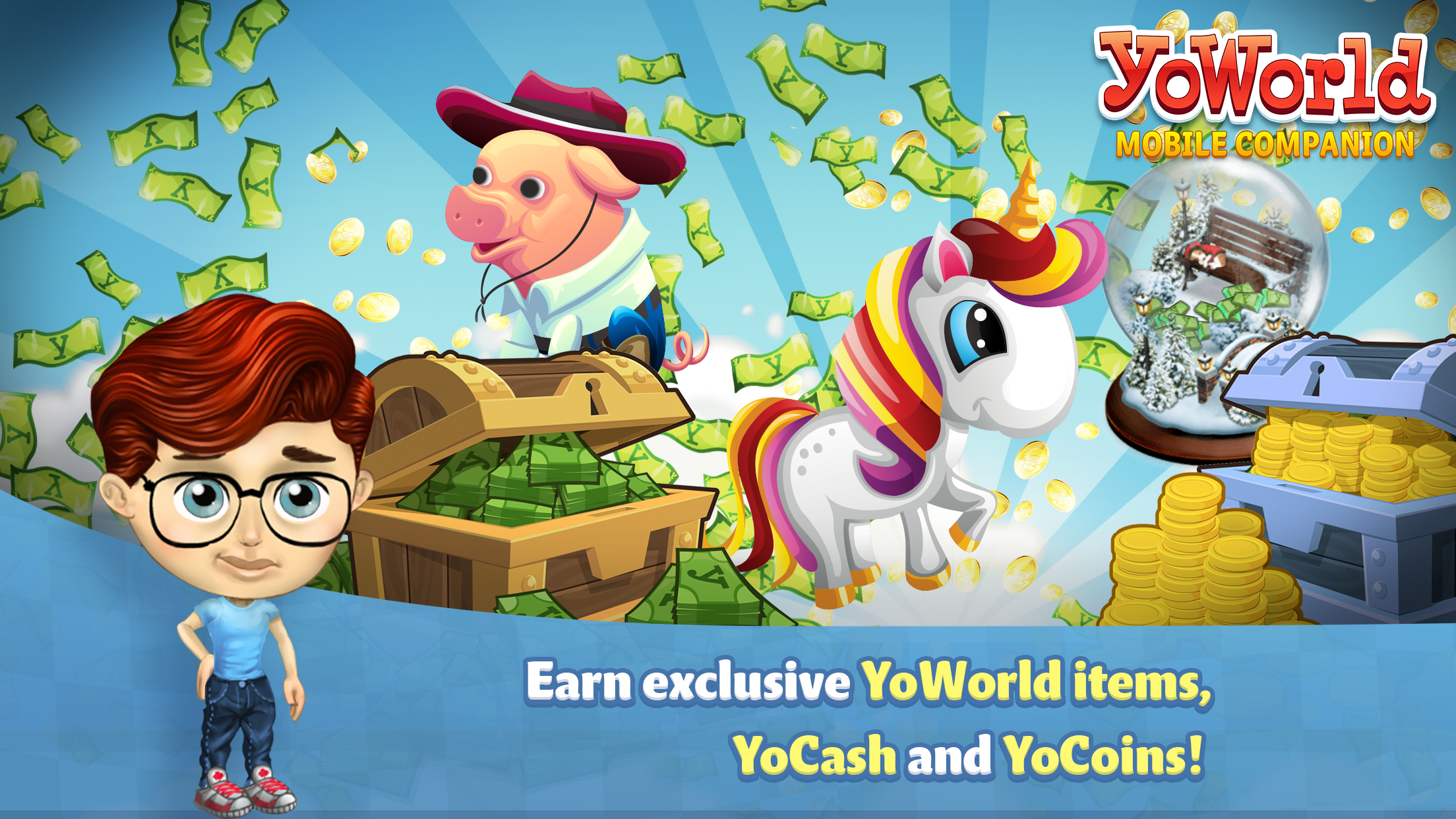 YoWorld Mobile Companion App Game Screenshot