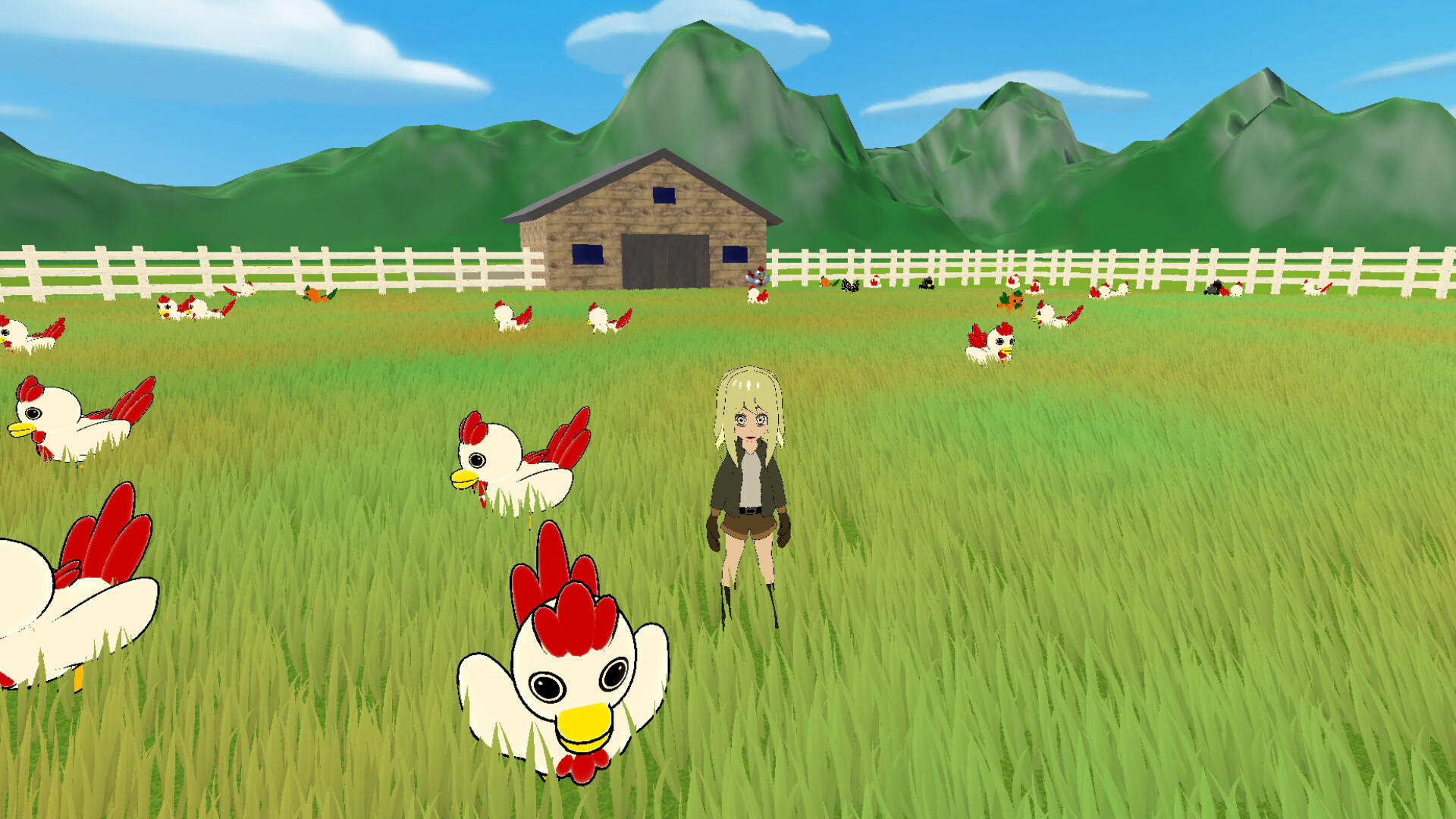 Chickeat Catch Game Screenshot
