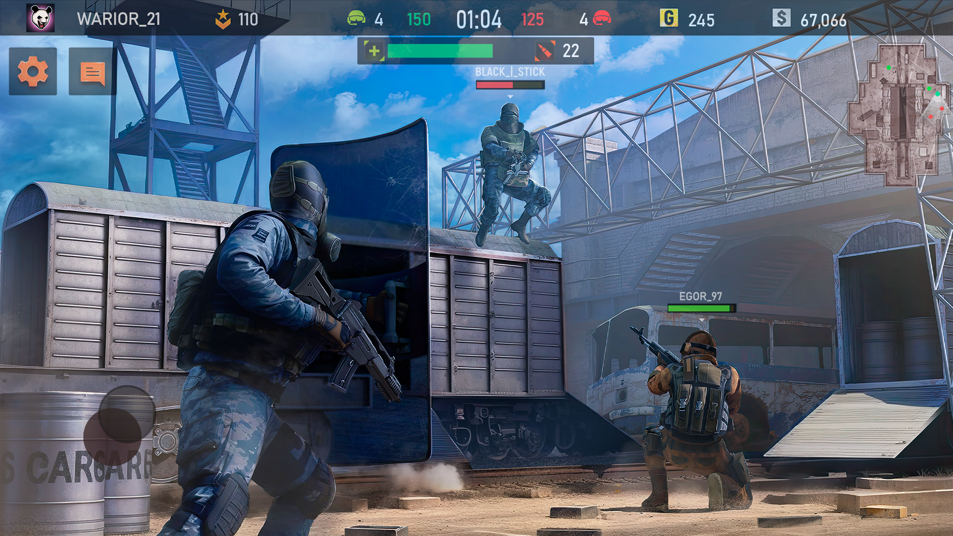 Striker Zone: Gun Shooting FPS ภาพหน้าจอเกม