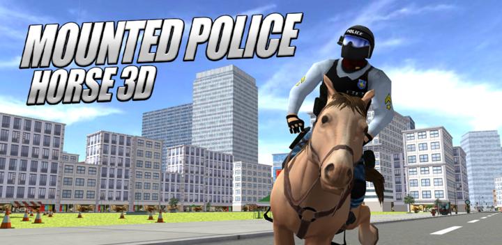 Banner of Mounted Police Horse 3D 1.3