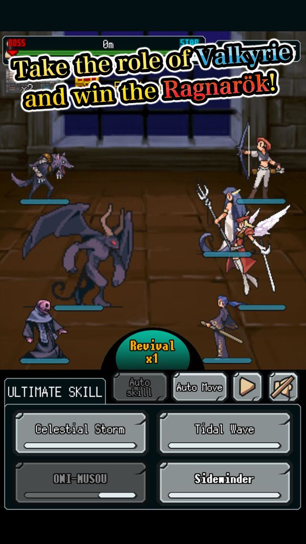 Screenshot of War Of Valkyrie [Pixel RPG]