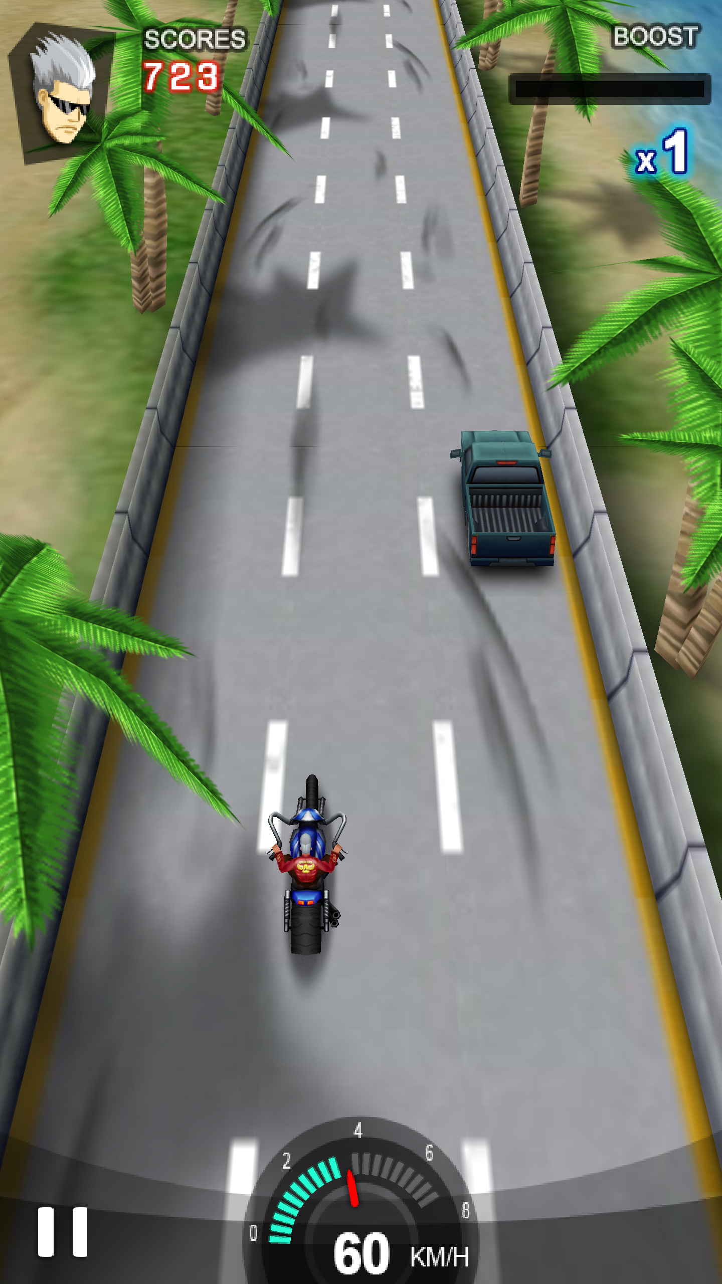 Racing Moto Game Screenshot