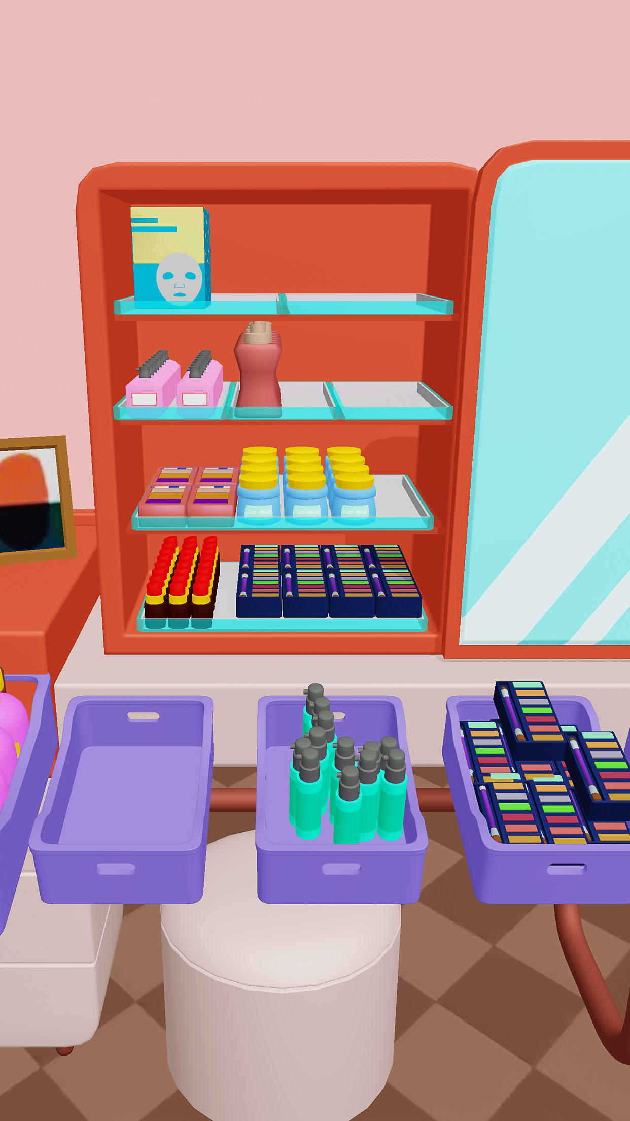 ASMR Organize: Fill the Fridge Game Screenshot