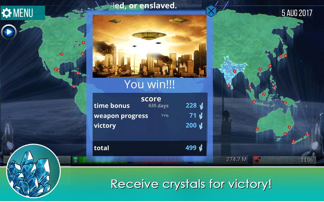 Screenshot of XCore Galactic Plague Strategy