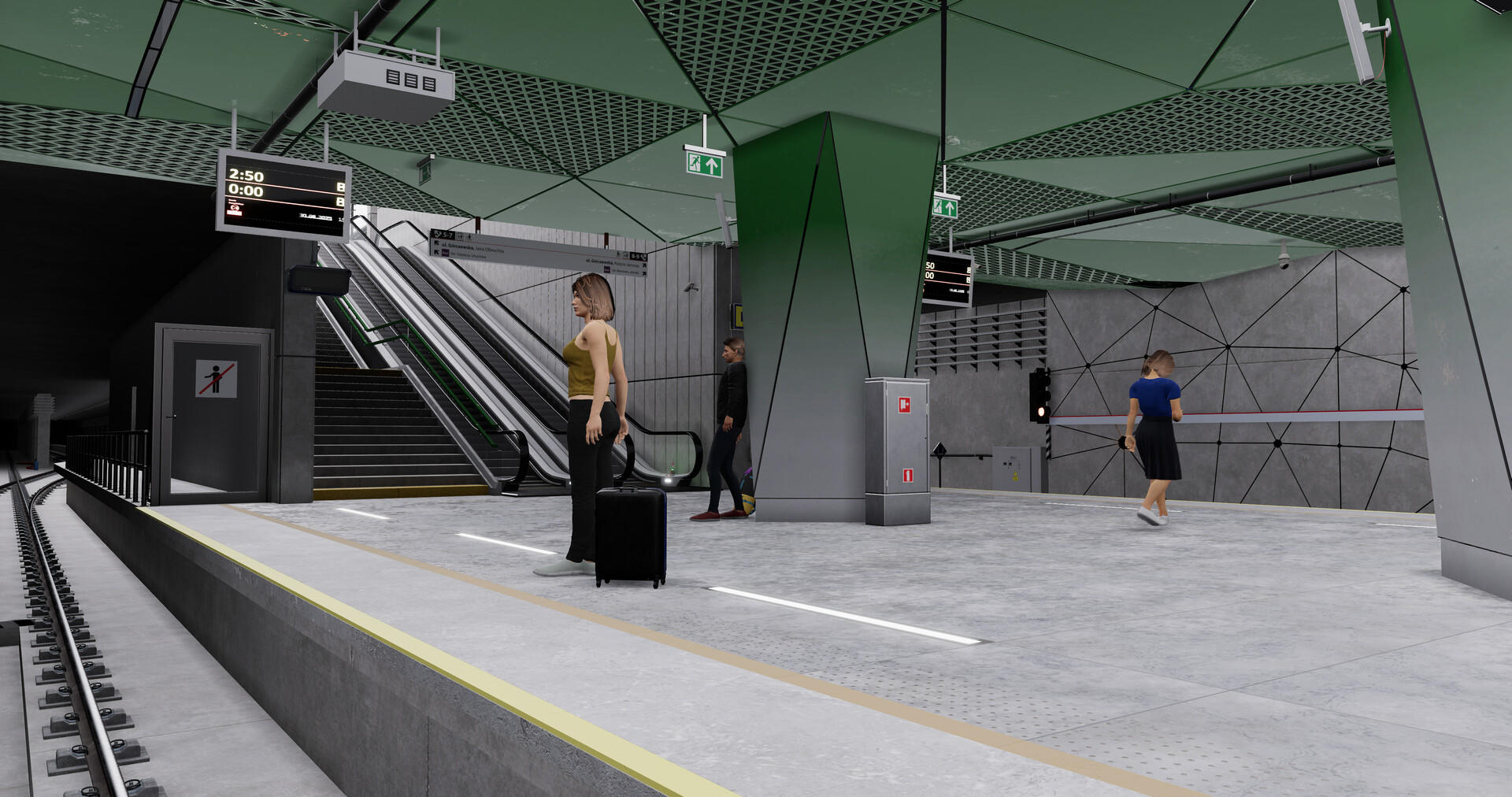 Screenshot 1 of MetroSim - Trình mô phỏng tàu điện ngầm 