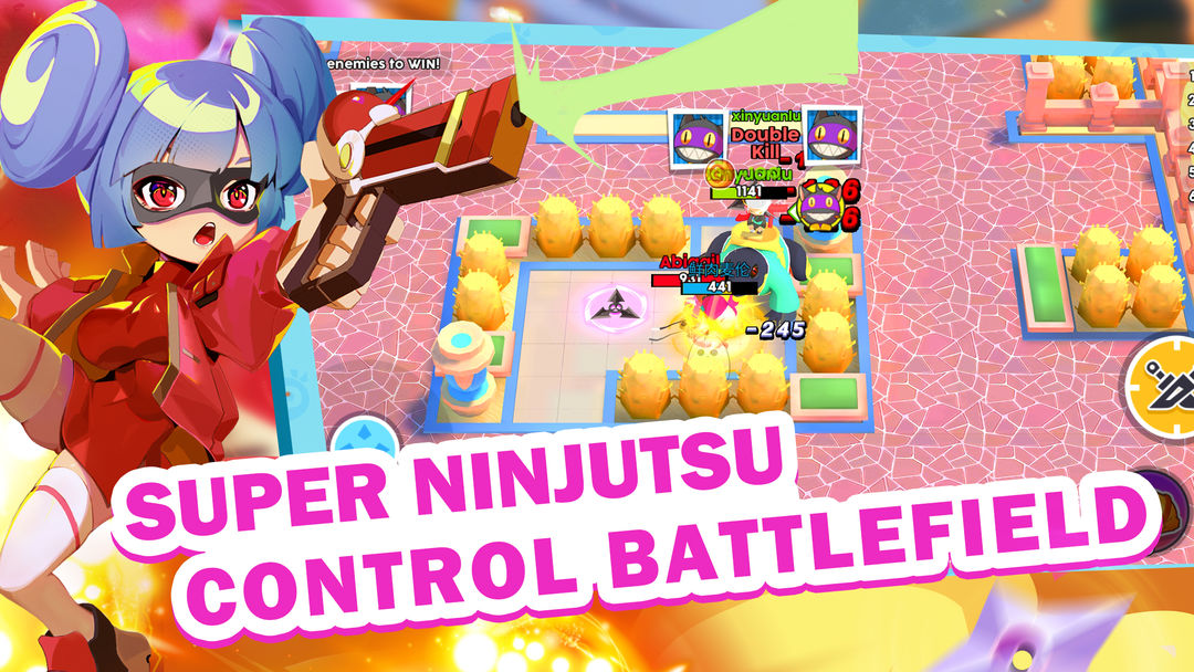Screenshot of Ninja War: Super Ninja Showdown