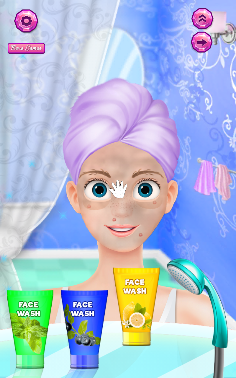 Braided Hair Salon Girl Game Game Screenshot