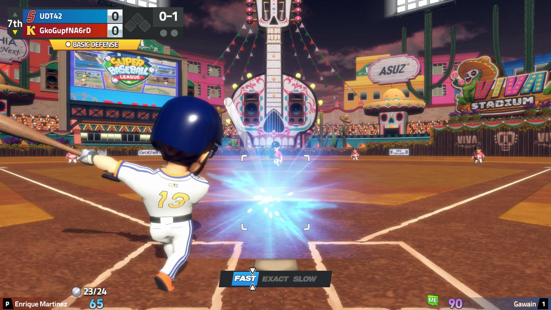 World League Baseball Game Screenshot