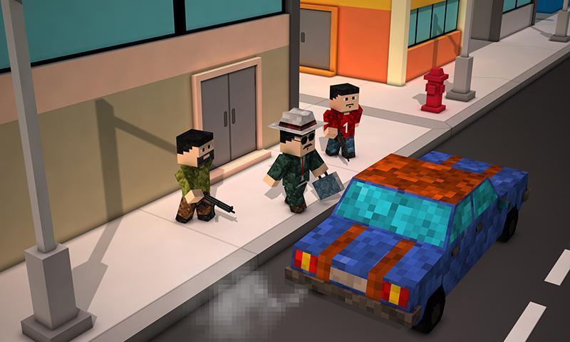 Blocky City Sniper 3D ゲームのスクリーンショット