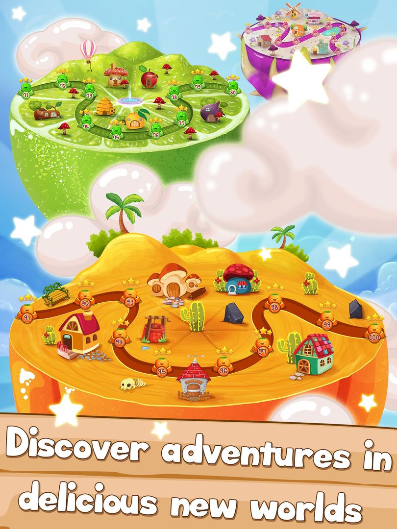 Fruit Pop! Puzzles in Paradise screenshot game