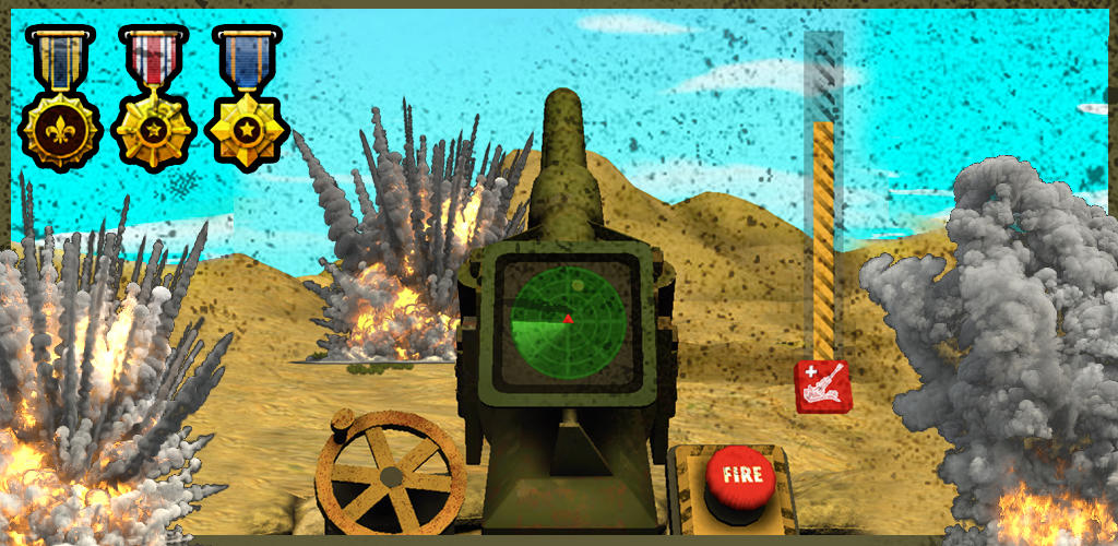 Banner of Mortar Clash 3D: jogos de batalha 2.9.0