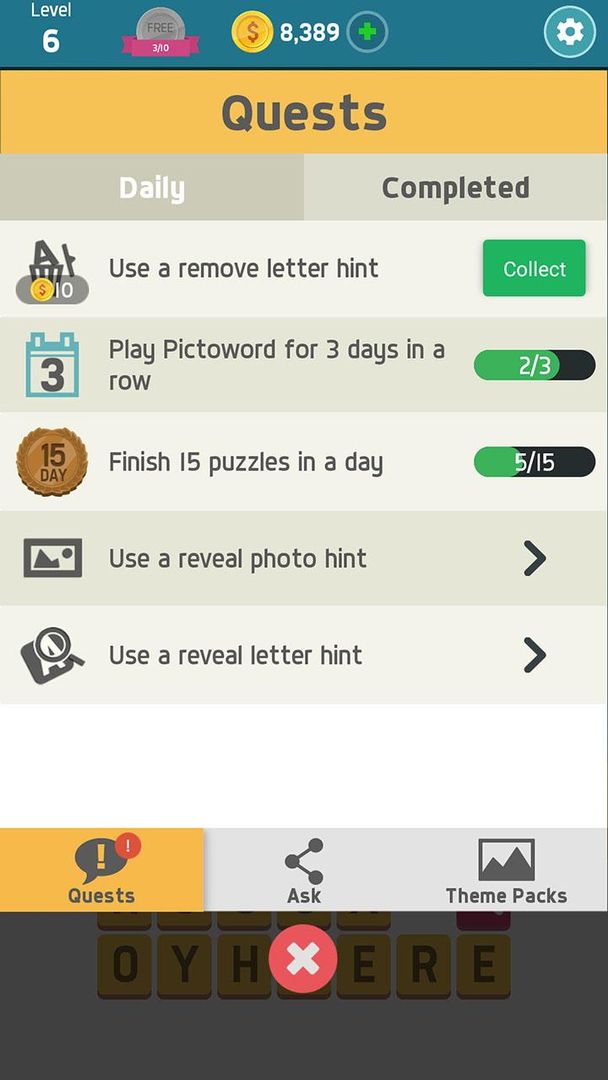 Pictoword: Fun Brain Word Game screenshot game