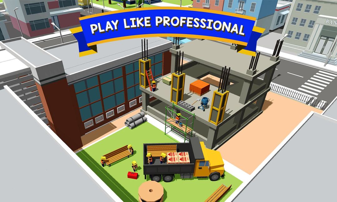 City Builder : High School Construction Games screenshot game