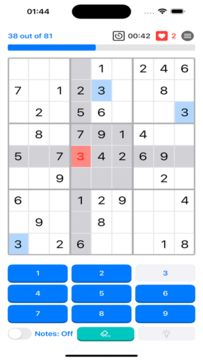 Скриншот игры Simple Sudoku!