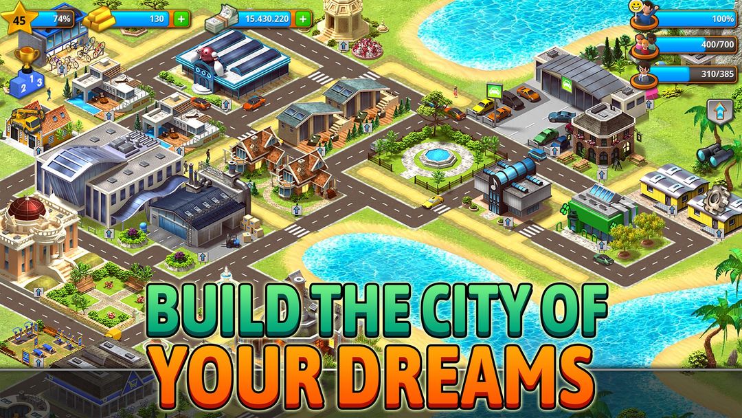 Screenshot of Paradise City: Building Sim