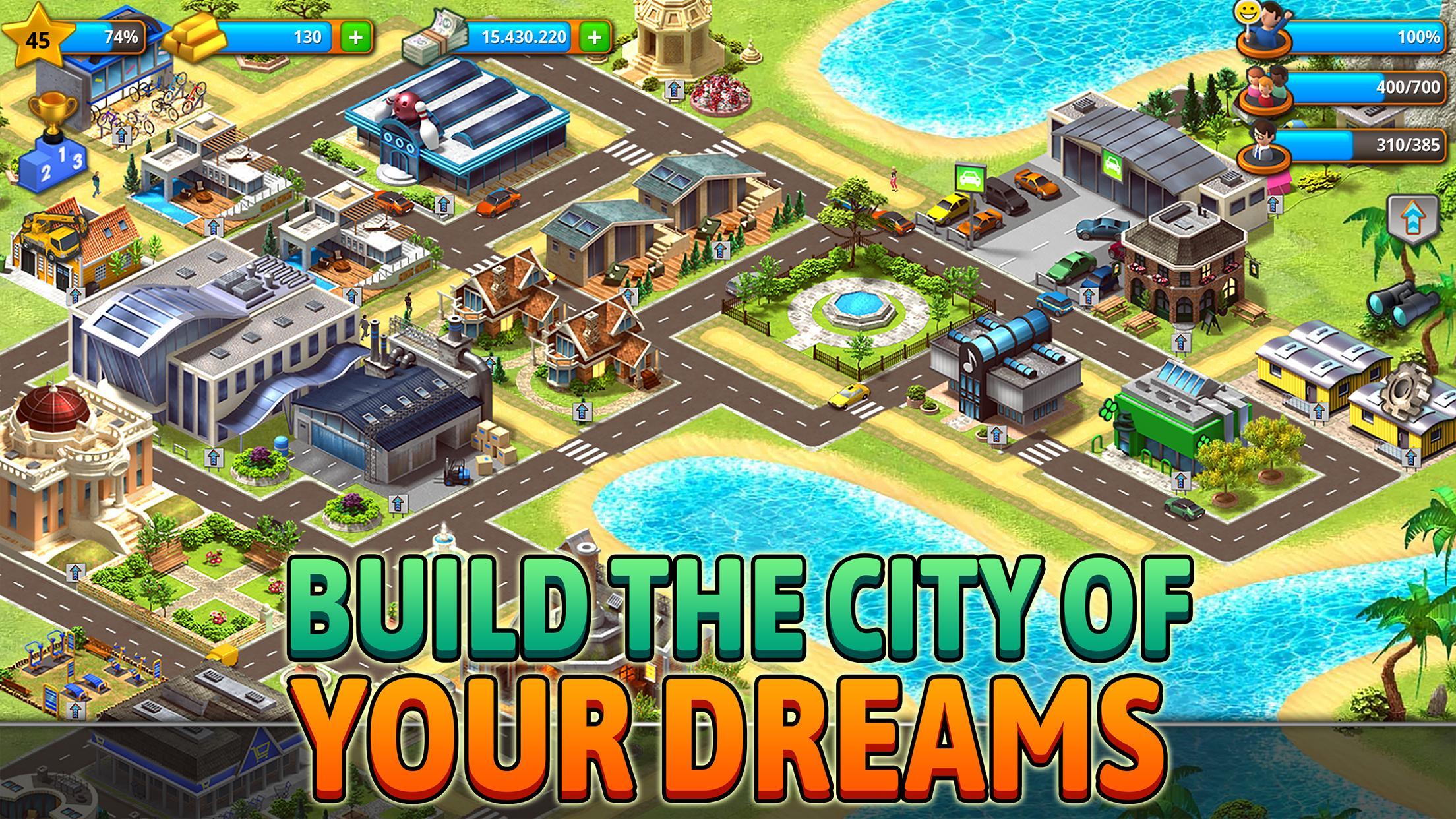 Paradise City: Building Sim Game Screenshot