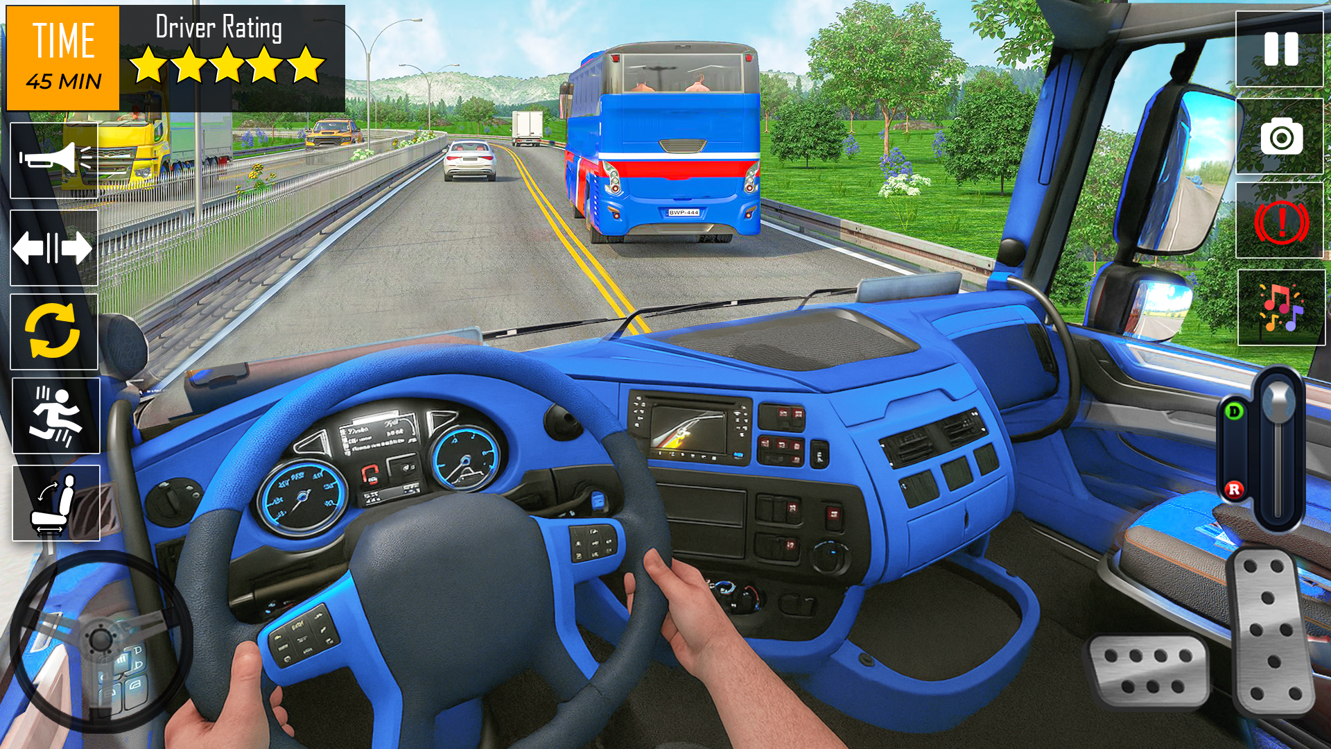 Captura de Tela do Jogo Heavy Cargo Truck Driving Sim
