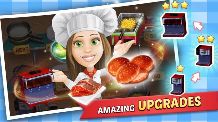 Screenshot of Food Court Hamburger Cooking